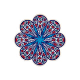Gewürzhaus - Blue, White and Red Flower Trivet